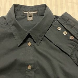 CLUB MONACO black button down shirt